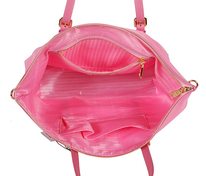 2014 Prada shoulder bag fabric BL4253 pink for sale - Click Image to Close